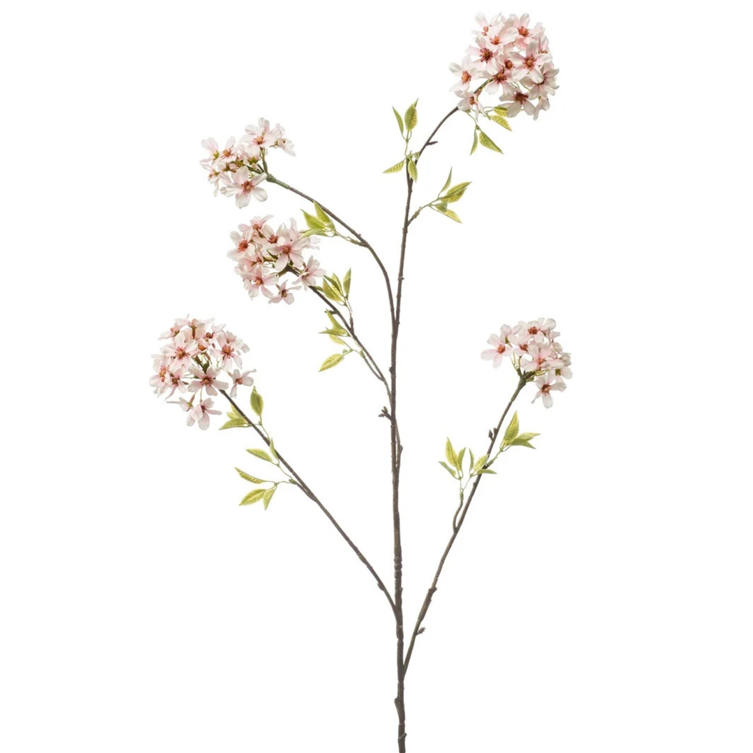 Blossom spray x5 pink 115cm