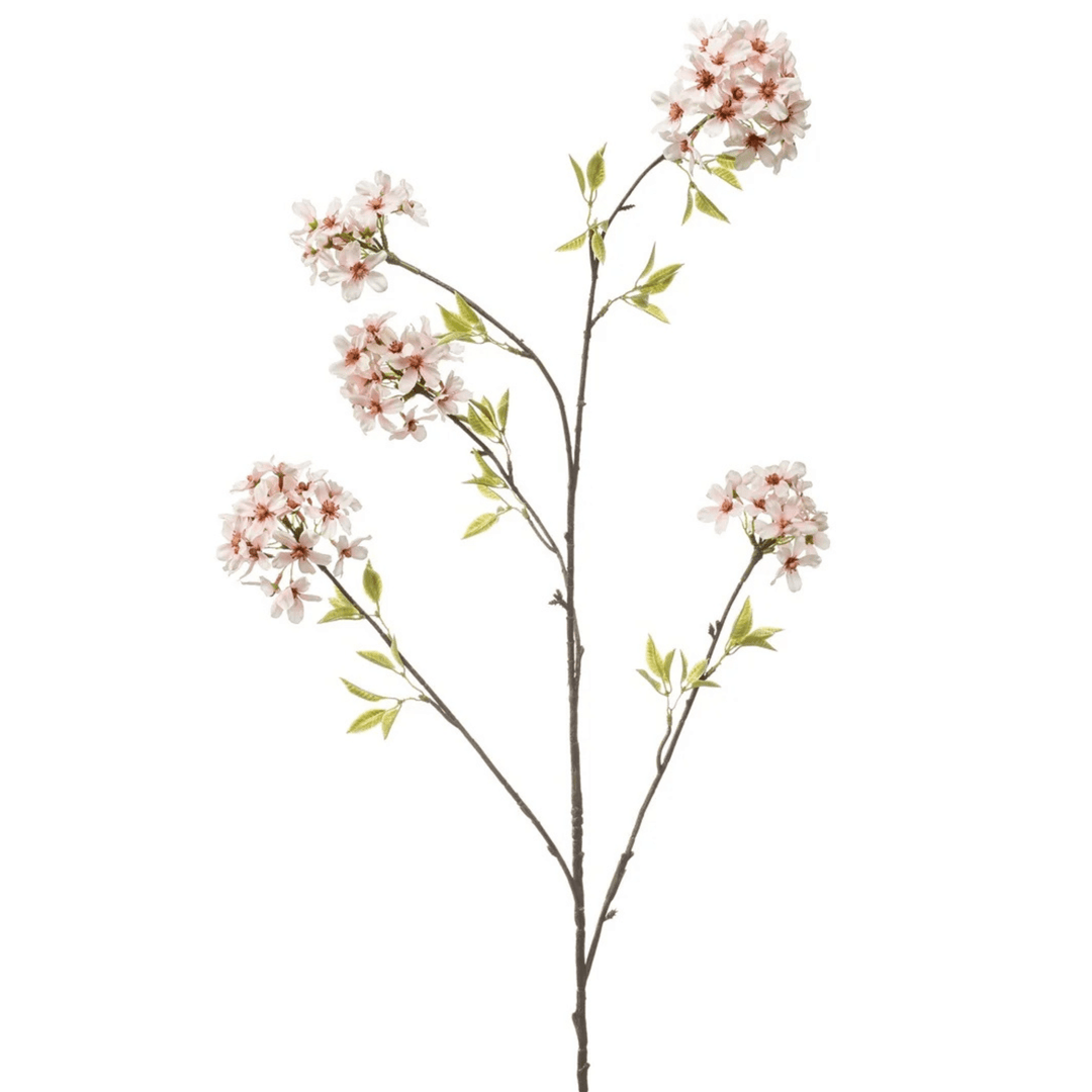 Blossom spray x5 pink 115cm - Sutherland Interiors