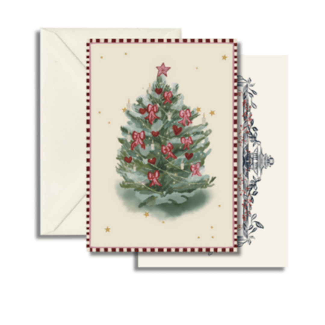 Christmas Card - Love and Bows Christmas Tree - Sutherland Interiors