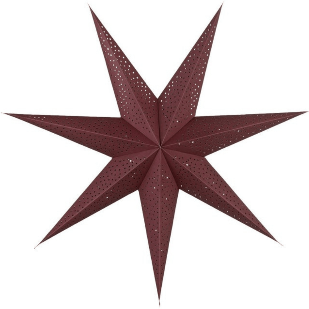Icilinia Star Burgundy Large - Sutherland Interiors