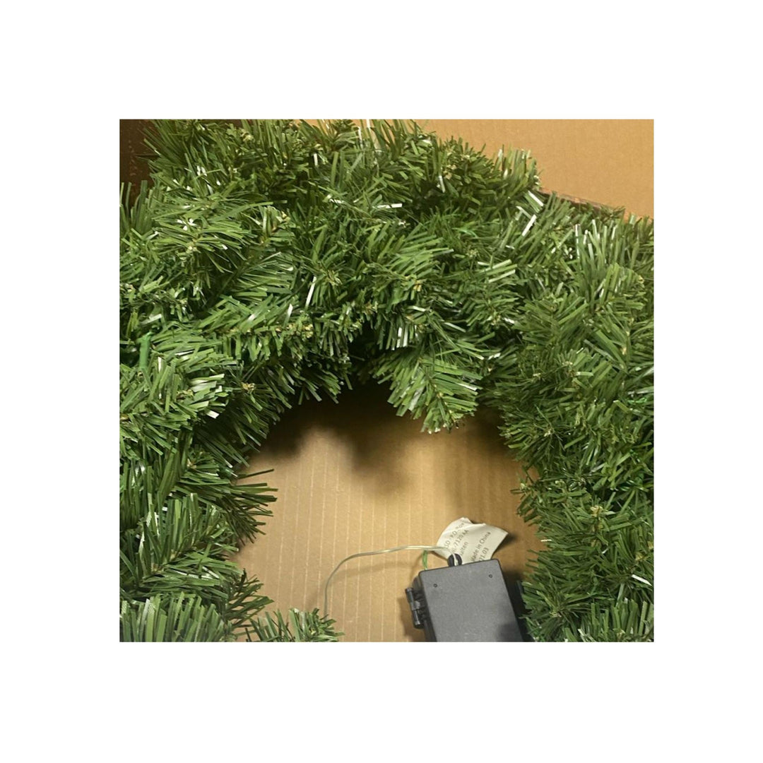Outdoor Imperial Wreath pre - lit - Sutherland Interiors