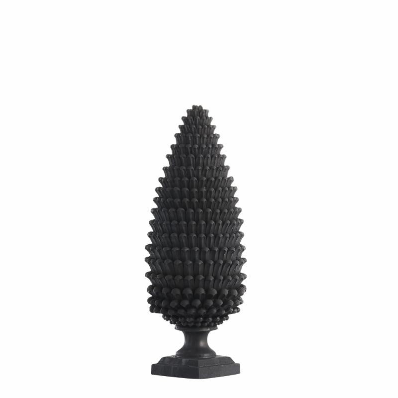 SERAFINA PINE CONE H48 CM. BLACK