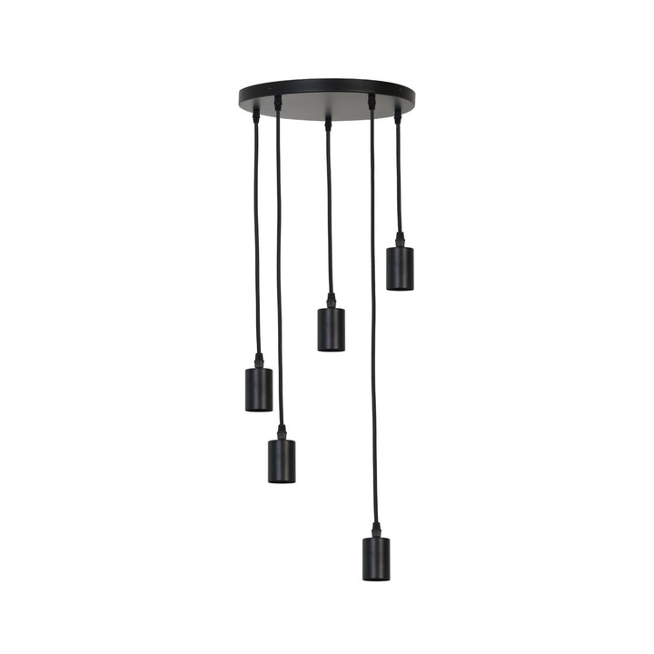 Hanging lamp 7L Ø40x117,5 cm BRANDON matt black