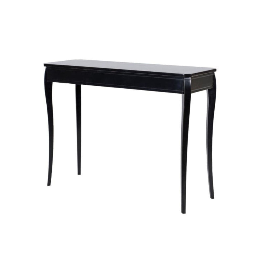 Black Fayence Small Console Table