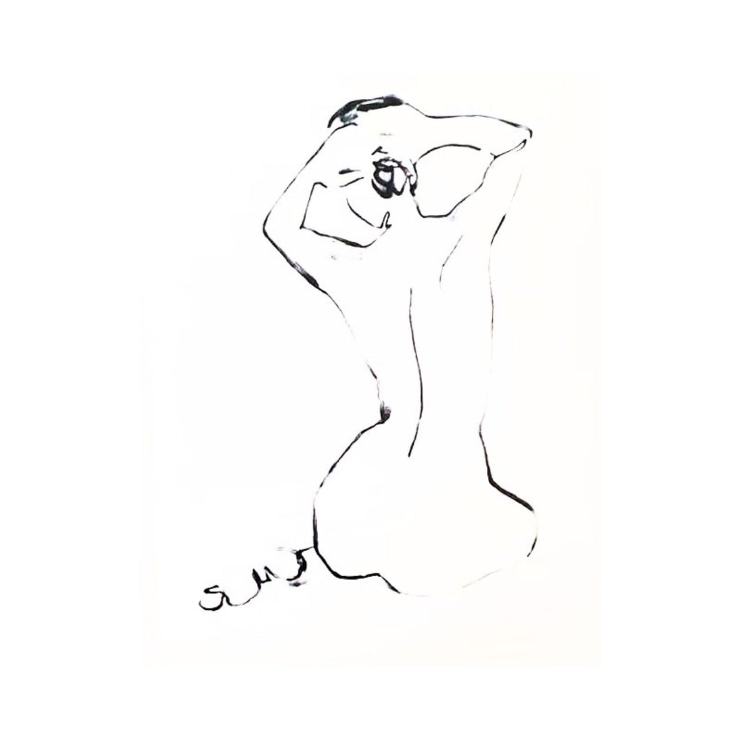 Line sketch - Female Figure 1