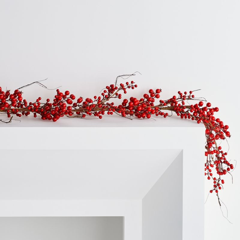 BERRY TWIG GARLAND 182CM