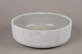 Grey Cement Pot - L