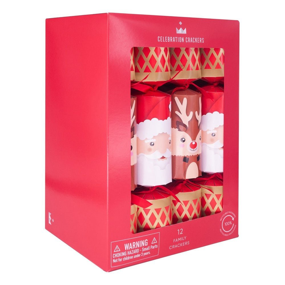 Cracker Mini Santa & Reindeer FSC Mix (8pcs) - Sutherland Interiors