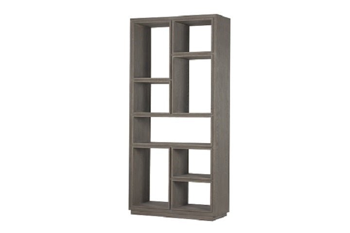 DISPLAY RACK 'TOULOUSE ' OAK ON PLYWOOD 110x45x230h - Sutherland Interiors