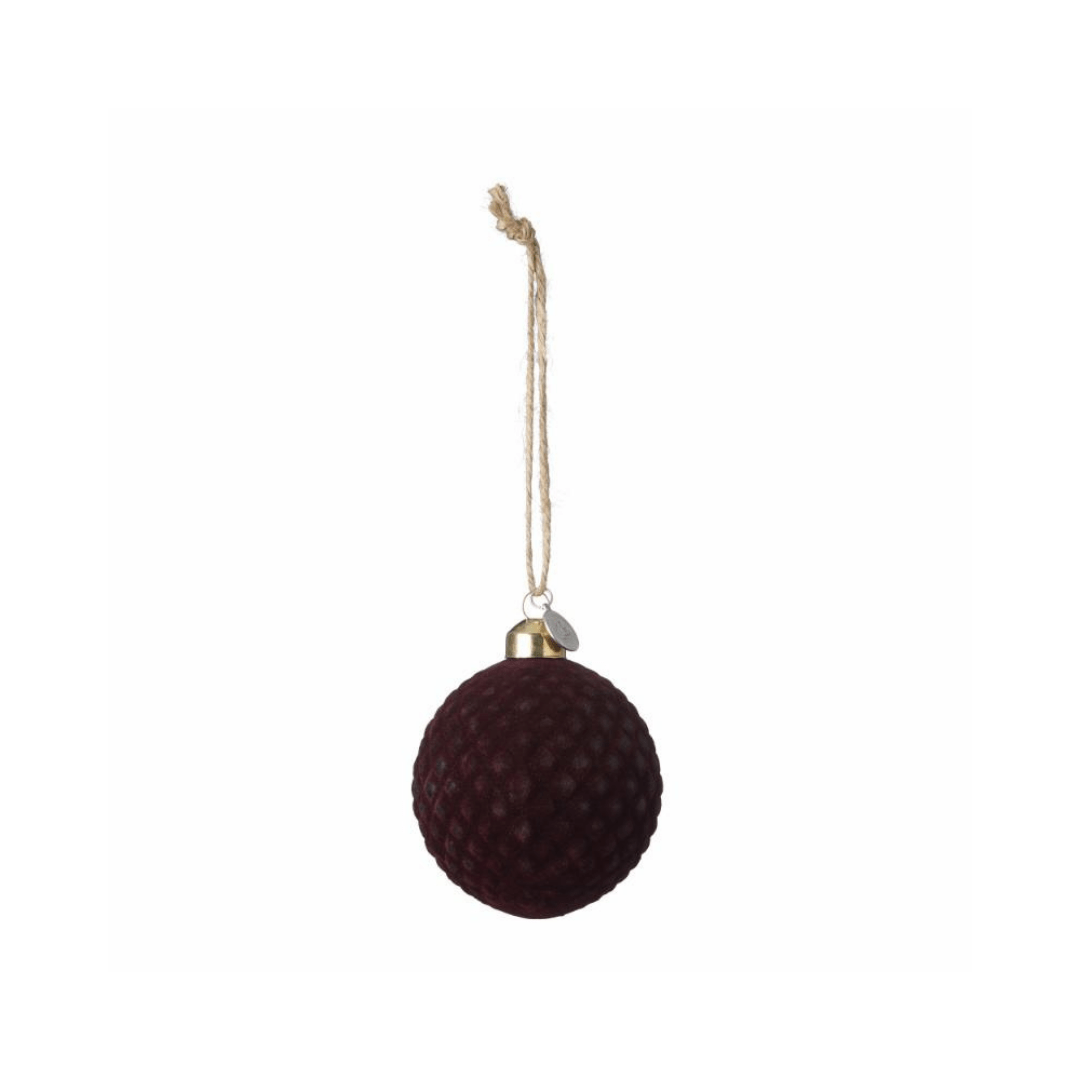 Velvie Pomegranate Bauble 8cm - Sutherland Interiors