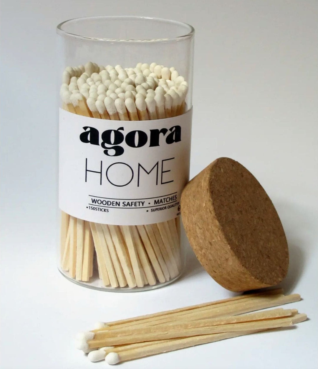White Candle Matches - Sutherland Interiors