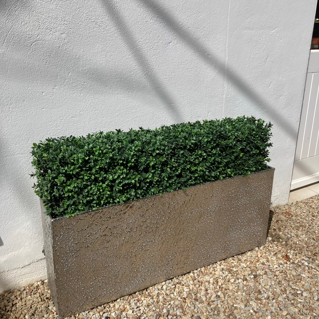 Alu Planter Rectangular Silver