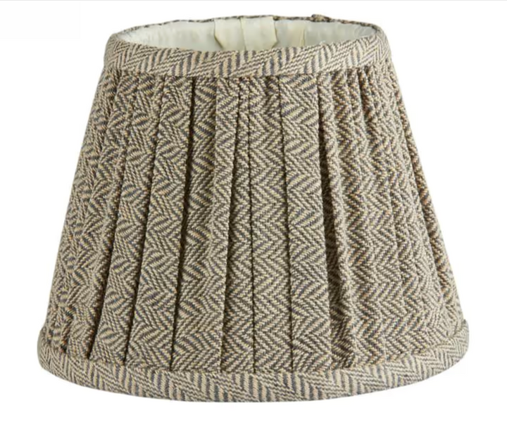 Herringbone Lamp Shade Round 16cm