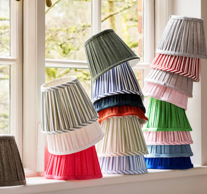 Herringbone Lamp Shade Round 16cm