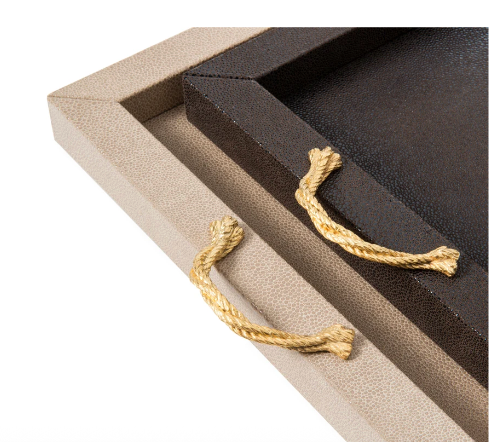 Thalia Leather Tray