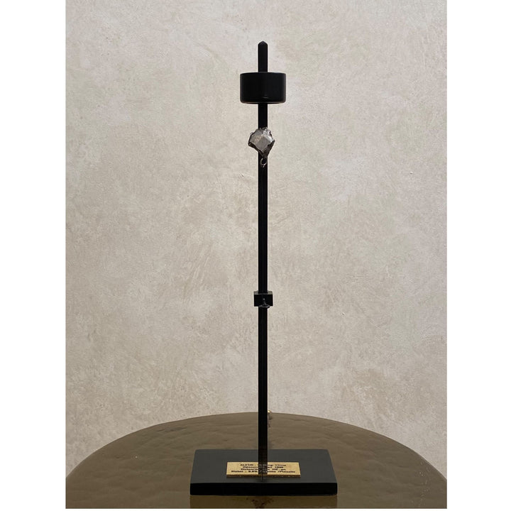Aletai Meteorite on Black Metal Stand – China - Sutherland Interiors