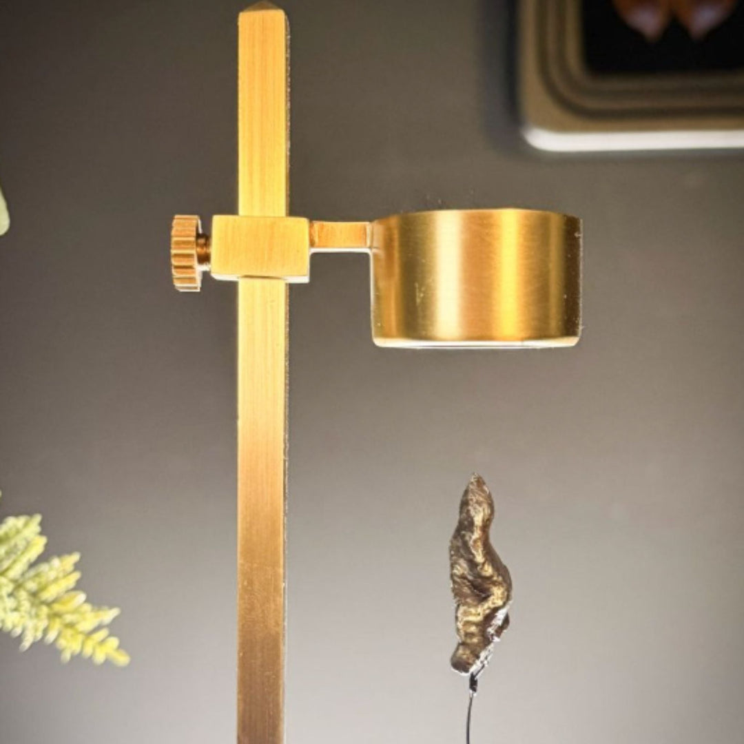 Aletai Meteorite on Brass Stand – China - Sutherland Interiors