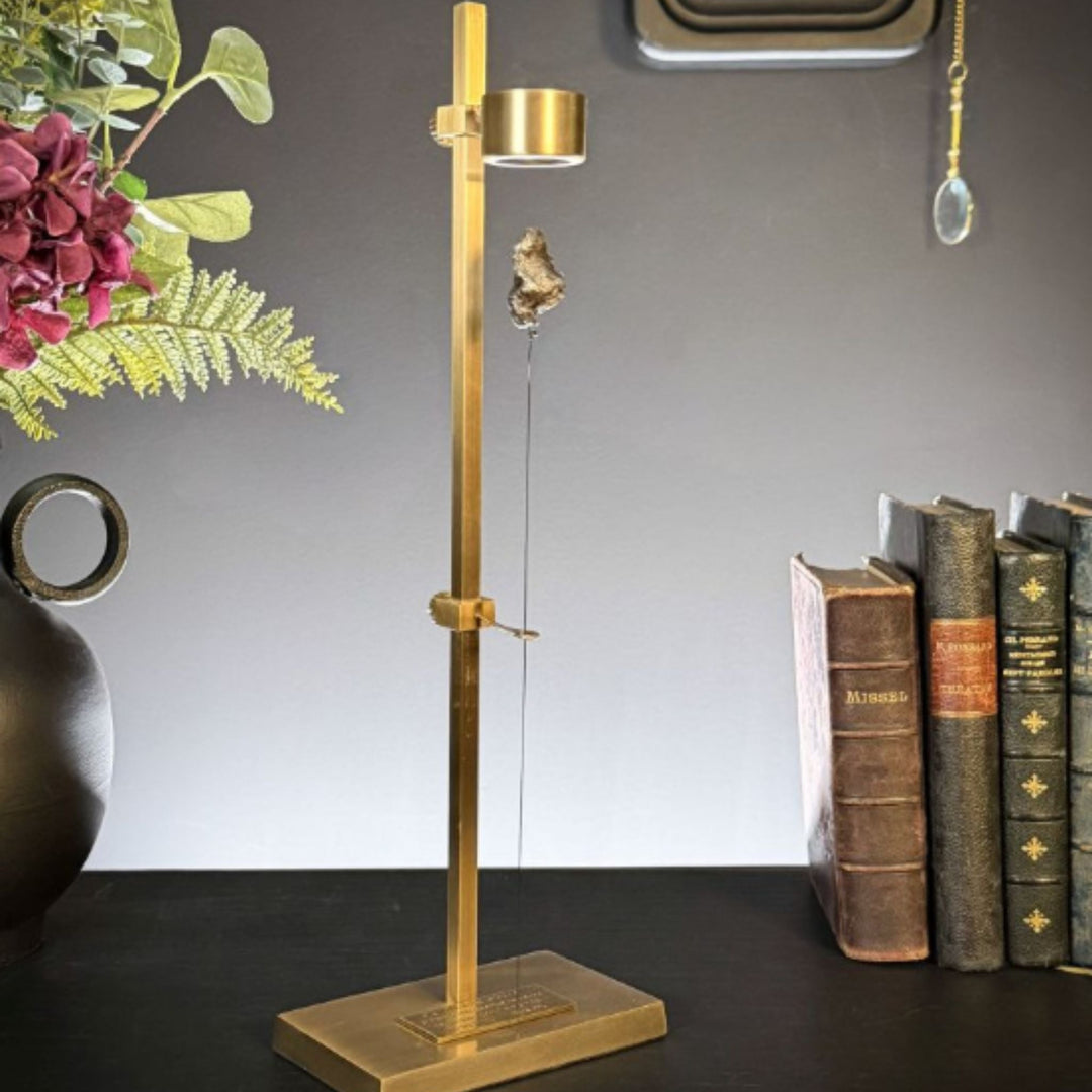 Aletai Meteorite on Brass Stand – China - Sutherland Interiors
