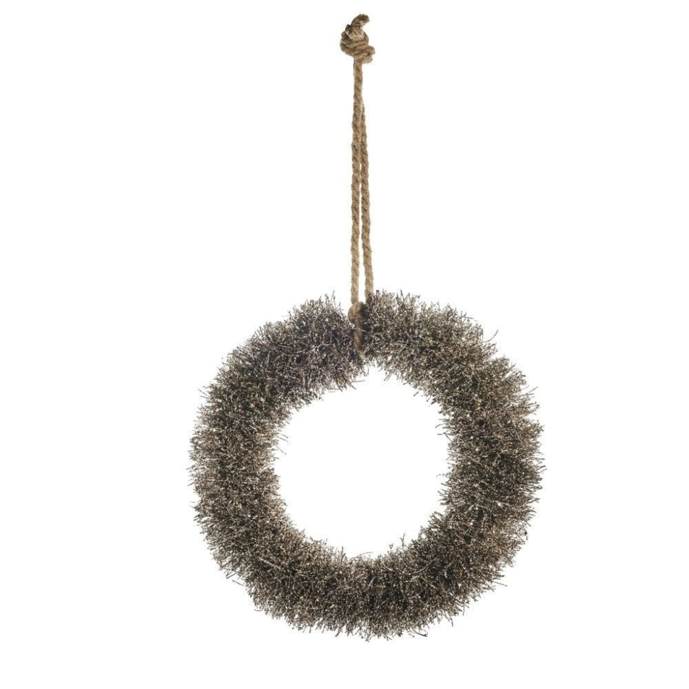 Alivia Wreath - Brown/Silver - Sutherland Interiors