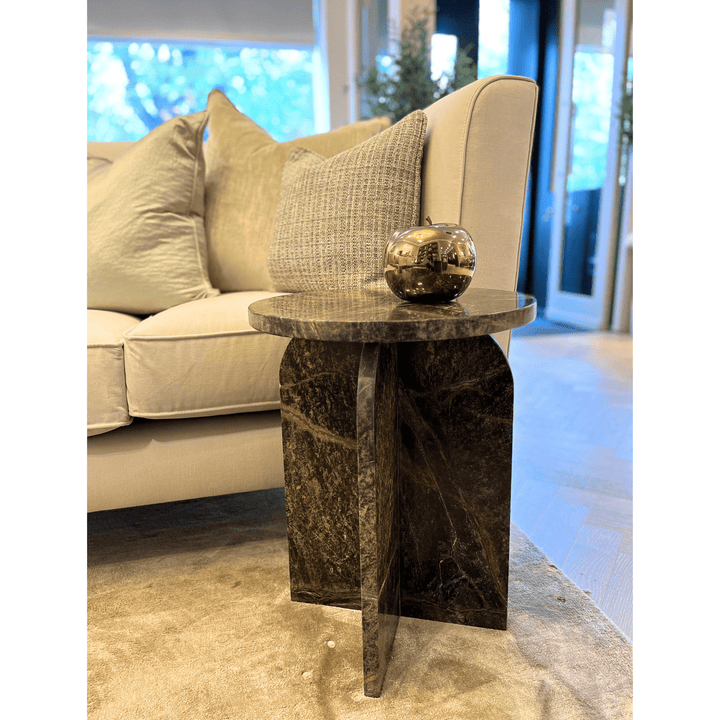 Amalfi Marble Side Table - Sutherland Interiors