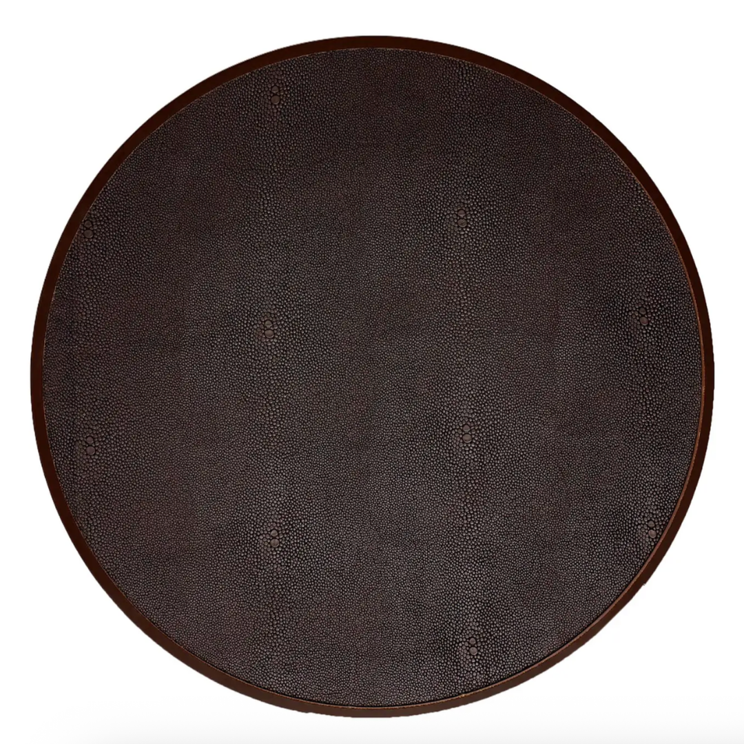 Anthracite Shagreen Placemats - Set of 4
