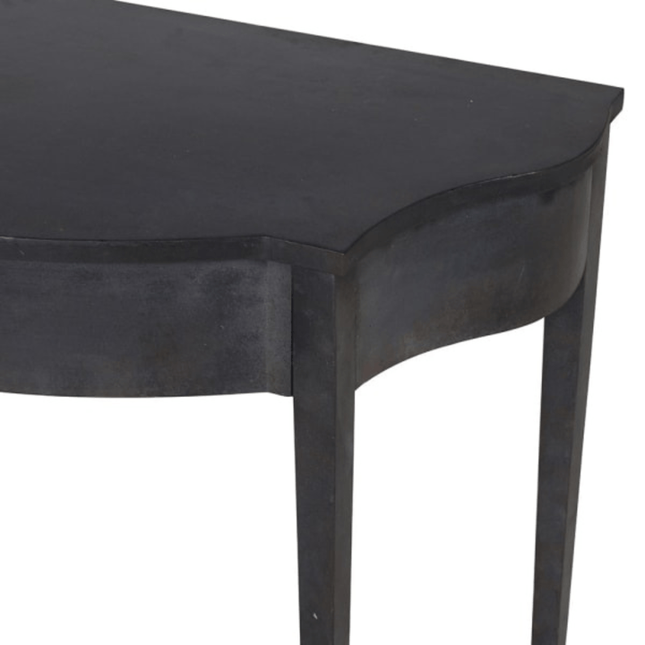 Black Aged Metal Console Table - Sutherland Interiors