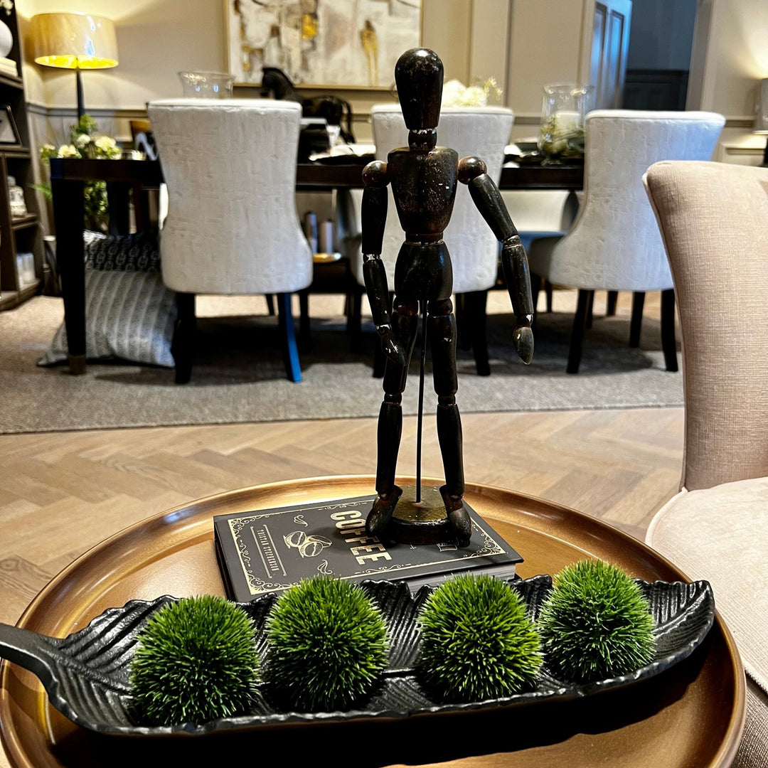 Black Articulated Wood Dummy - Sutherland Interiors