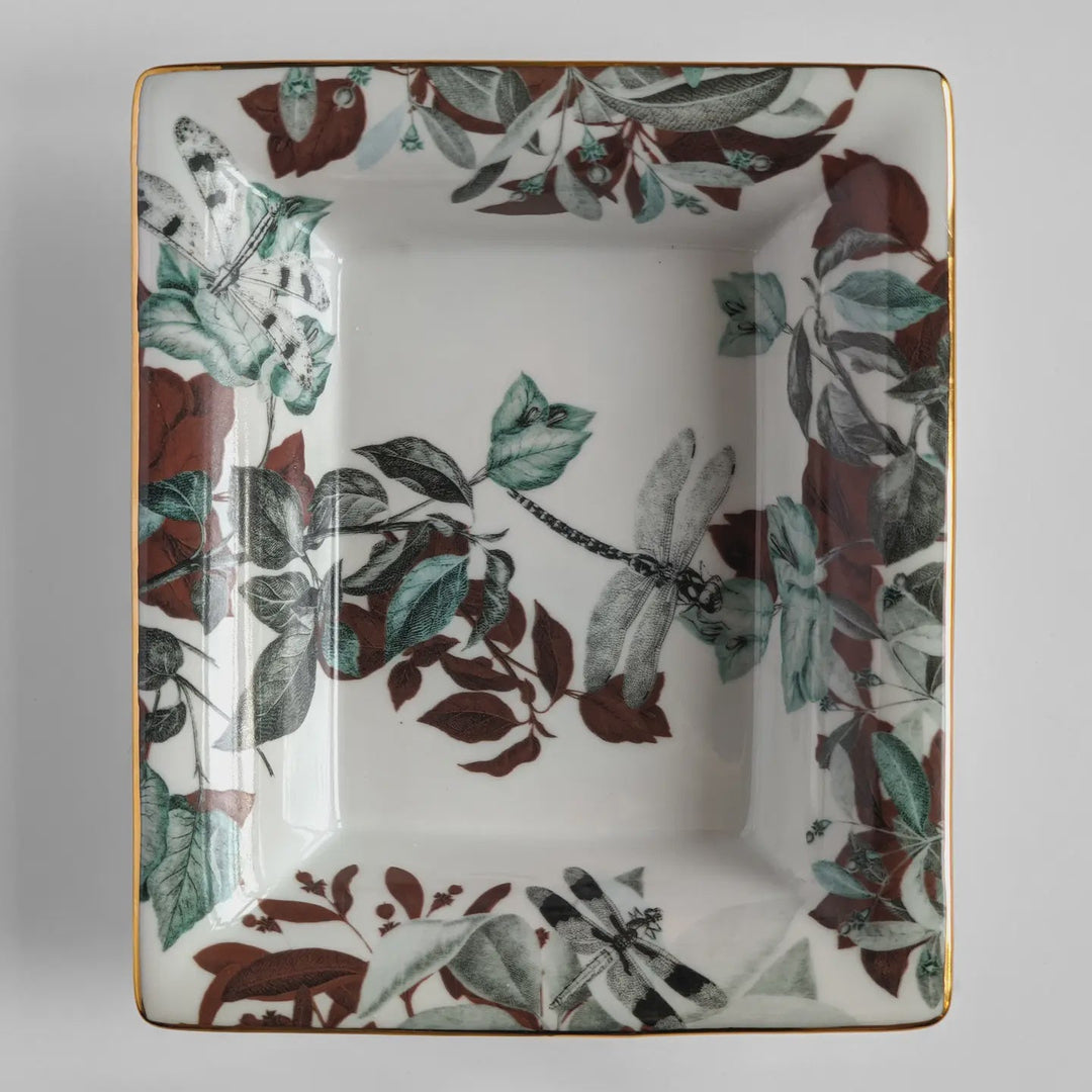 Black Dragon Pool Porcelain Tray - Sutherland Interiors