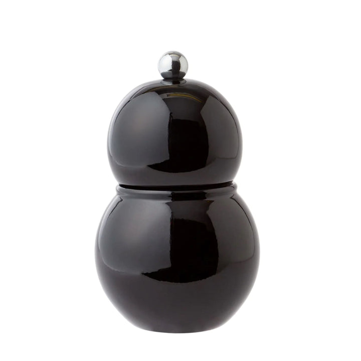 Black Lacquer Chubbie Salt & Pepper Grinder - Sutherland Interiors