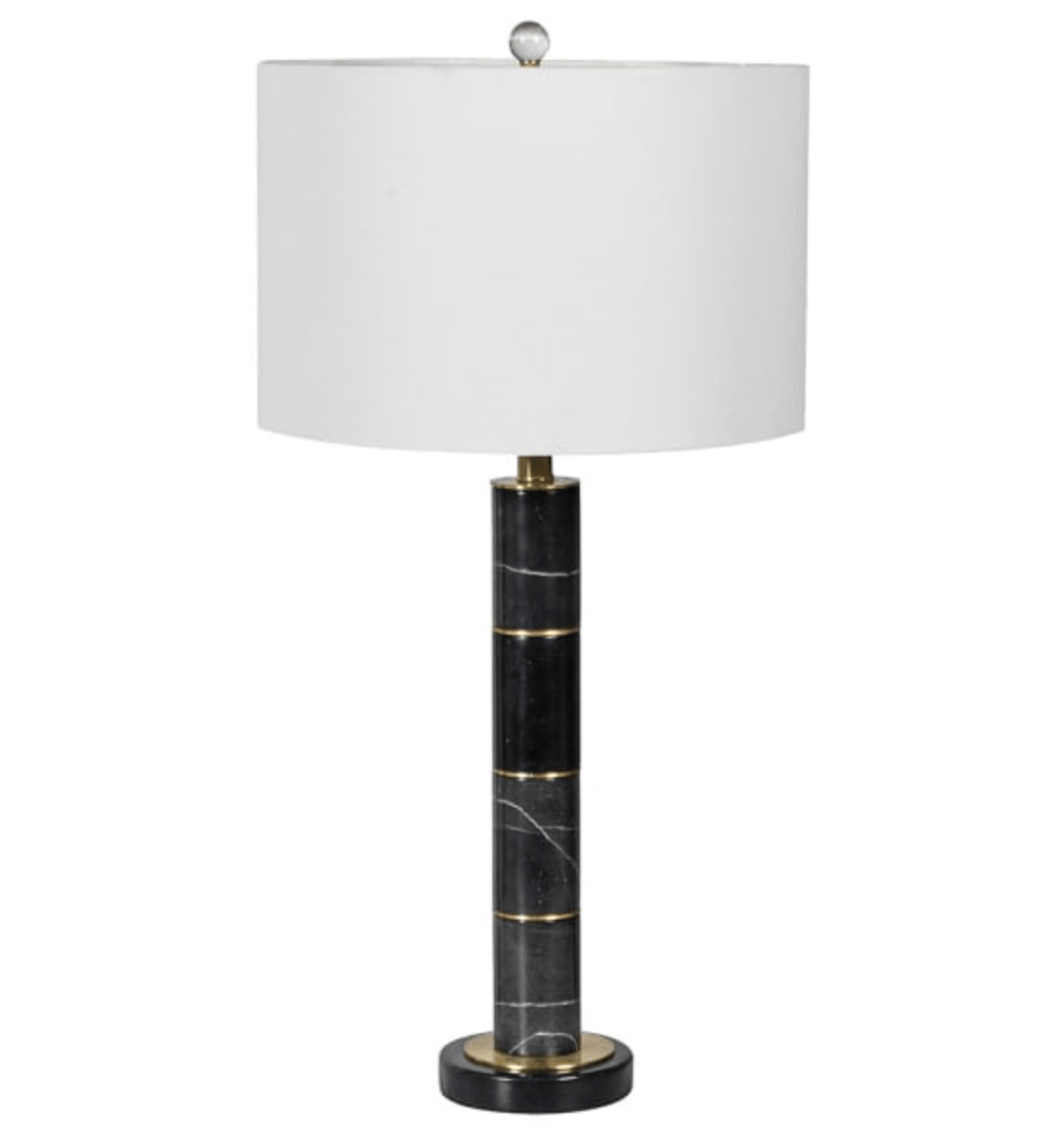 Black Marble Lamp - Sutherland Interiors