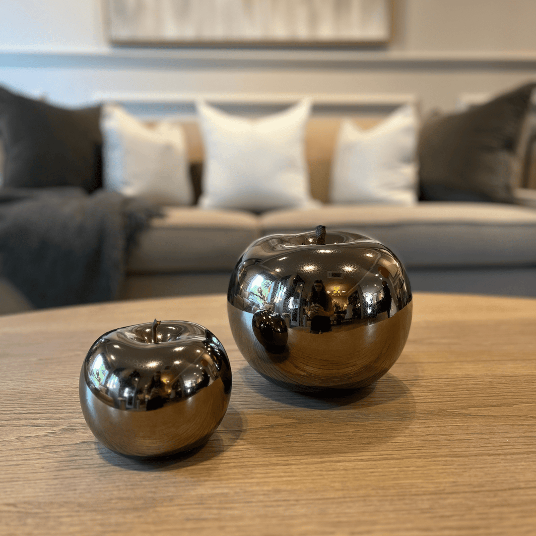 Bronze Ceramic Apple - 20cm - Sutherland Interiors