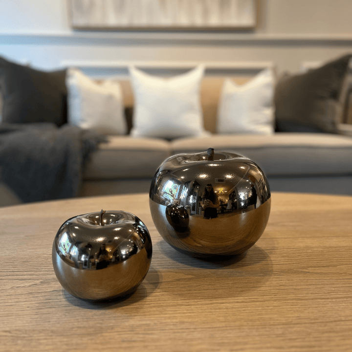 Bronze Ceramic Apple - 20cm - Sutherland Interiors