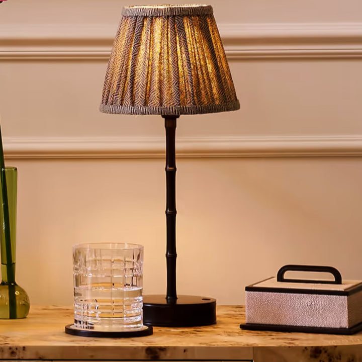 Bronze Bamboo Rechargeable Lamp Base