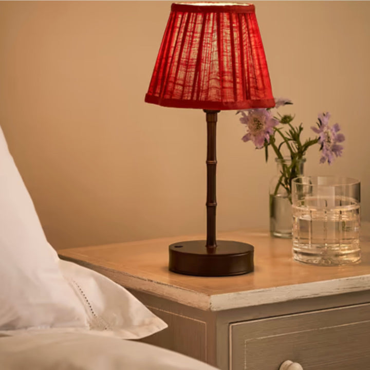 Bronze Bamboo Rechargeable Lamp Base