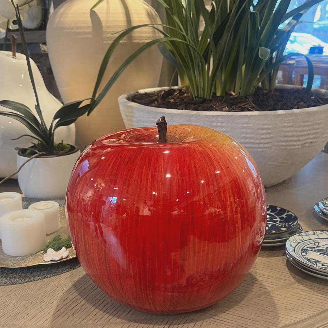 Ceramic Glazed Apple Extra - Sutherland Interiors