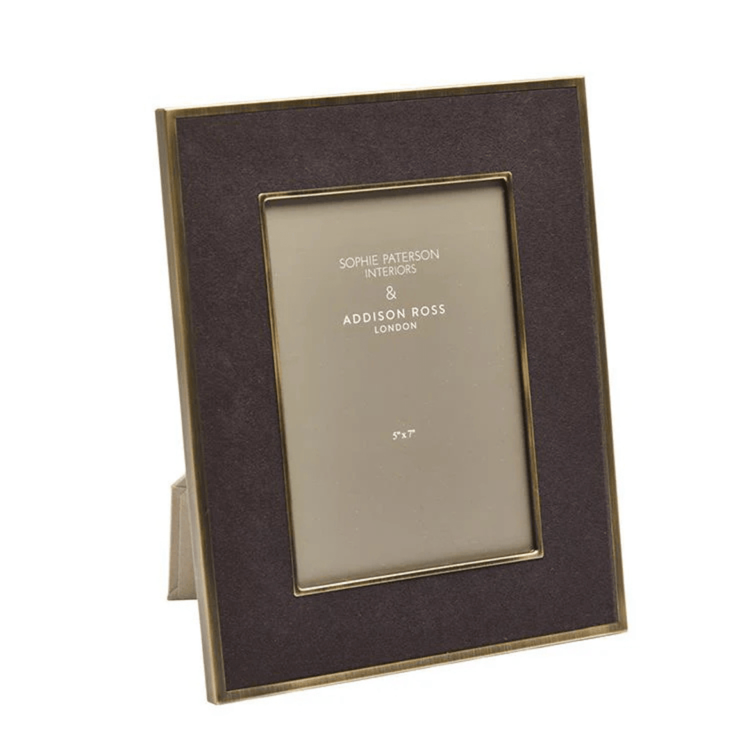 Charcoal Grey Velvet Frame - Sutherland Interiors