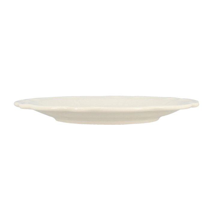 Charlotte Dessert Plate 20cm White Stoneware - Sutherland Interiors