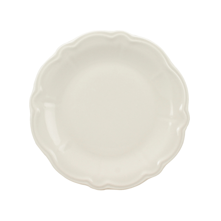 Charlotte Dessert Plate 20cm White Stoneware - Sutherland Interiors