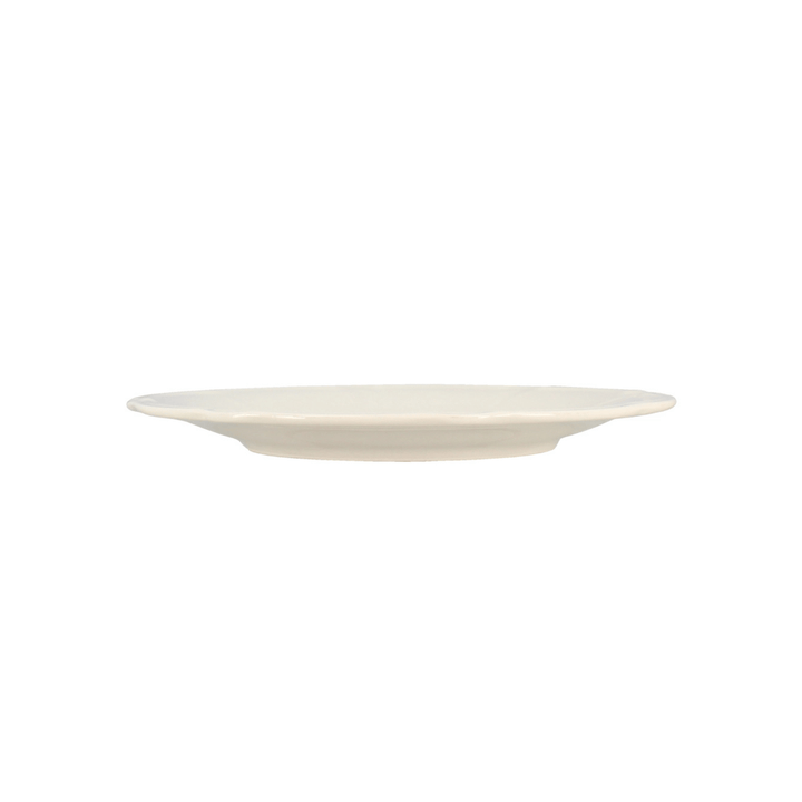 Charlotte Flat Plate 26cm White Stoneware - Sutherland Interiors