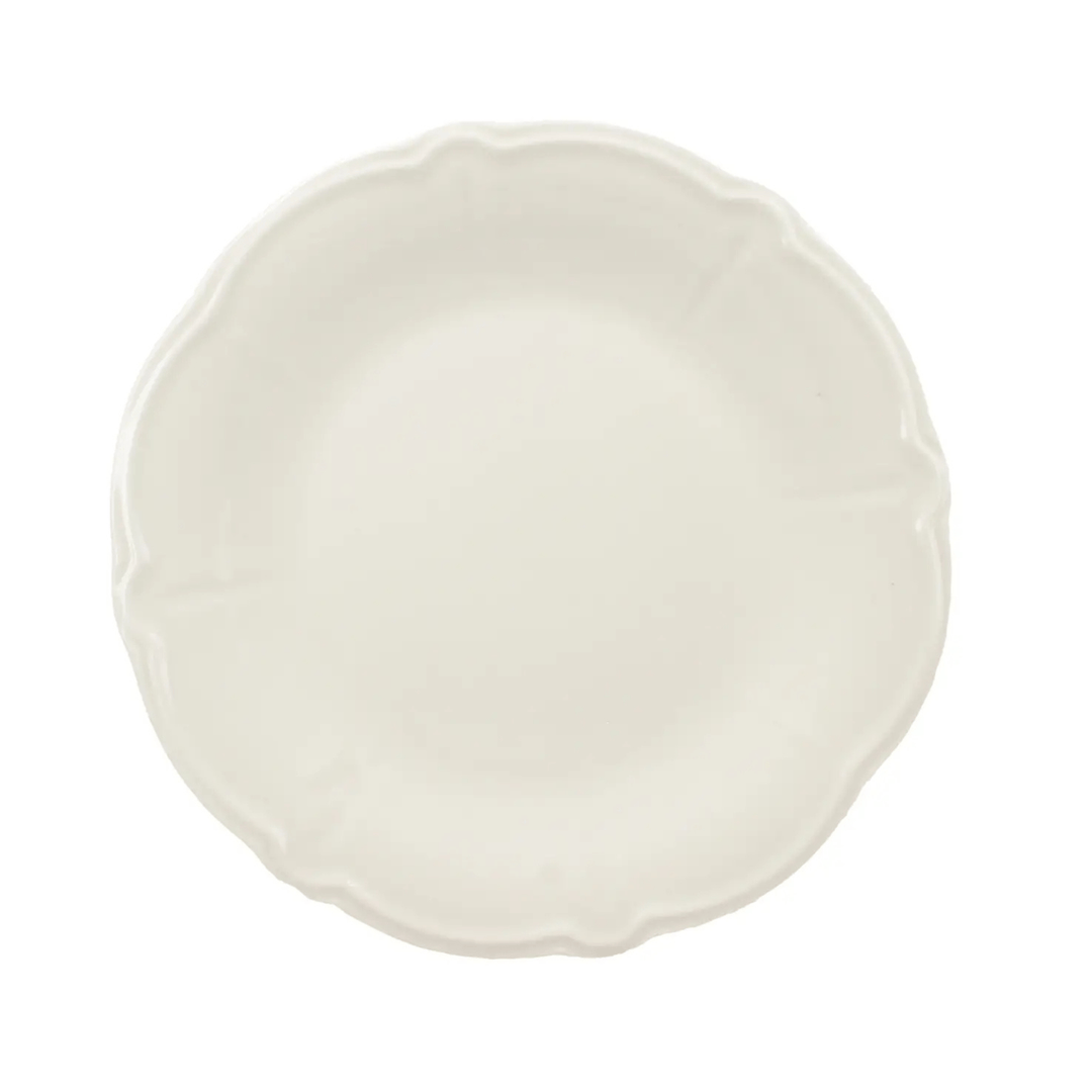 Charlotte Flat Plate 26cm White Stoneware - Sutherland Interiors