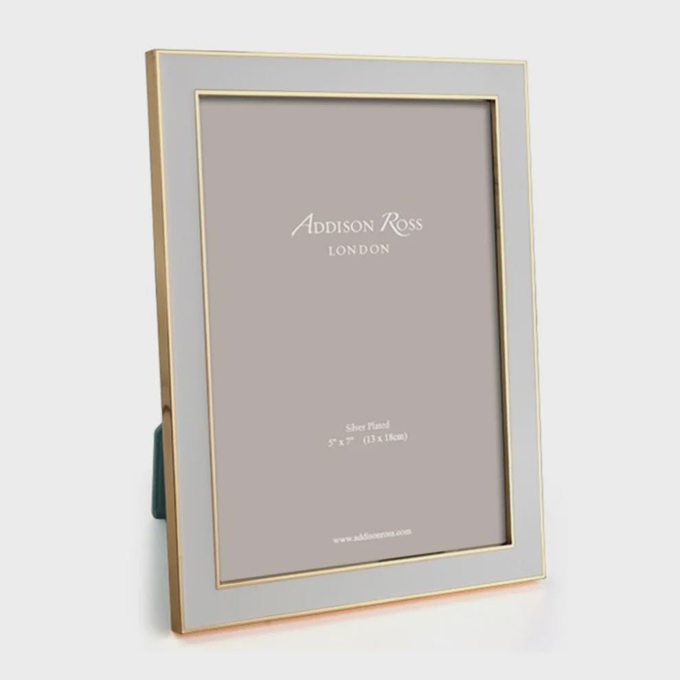 Chiffon Enamel & Gold Frame - Sutherland Interiors