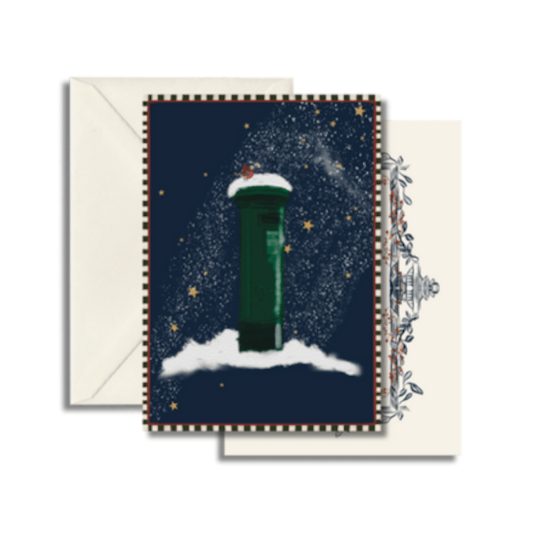 Christmas Card - Last Letter Post Box - Sutherland Interiors