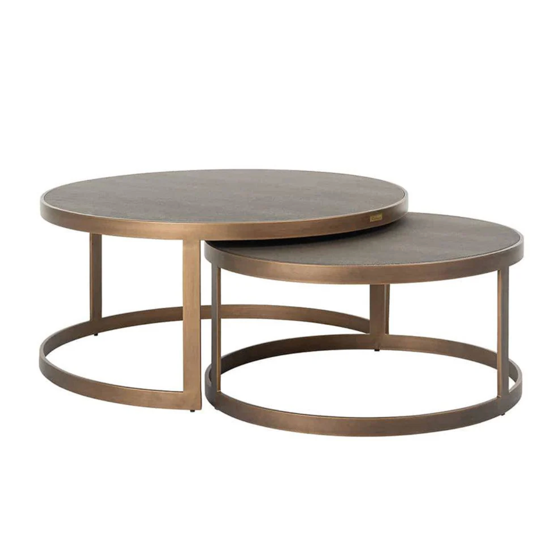 Shagreen Coffee Table Set