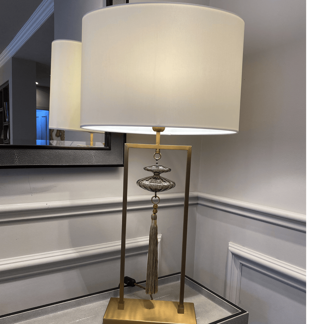 Constance Antique Brass Table Lamp - Sutherland Interiors