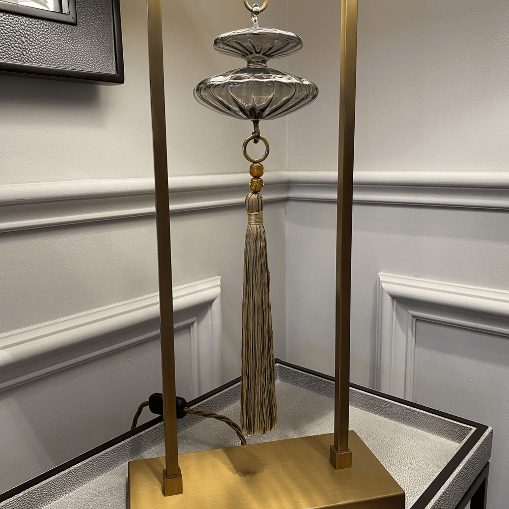 Constance Antique Brass Table Lamp - Sutherland Interiors
