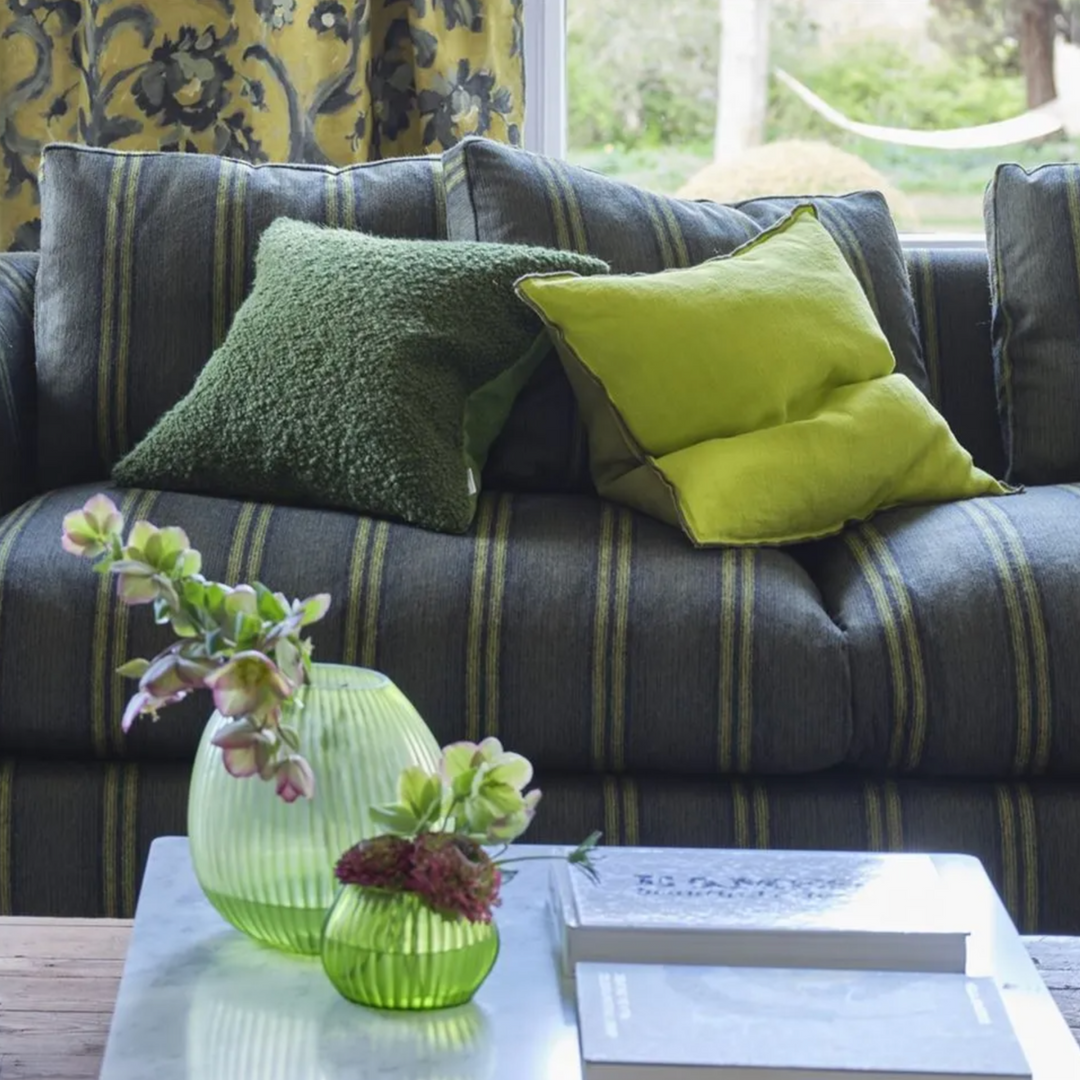 Emerald Boucle Cushion