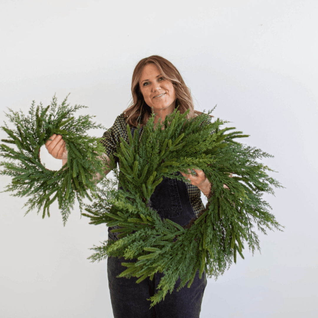 Cypress Pine Christmas Wreath 12" - Sutherland Interiors