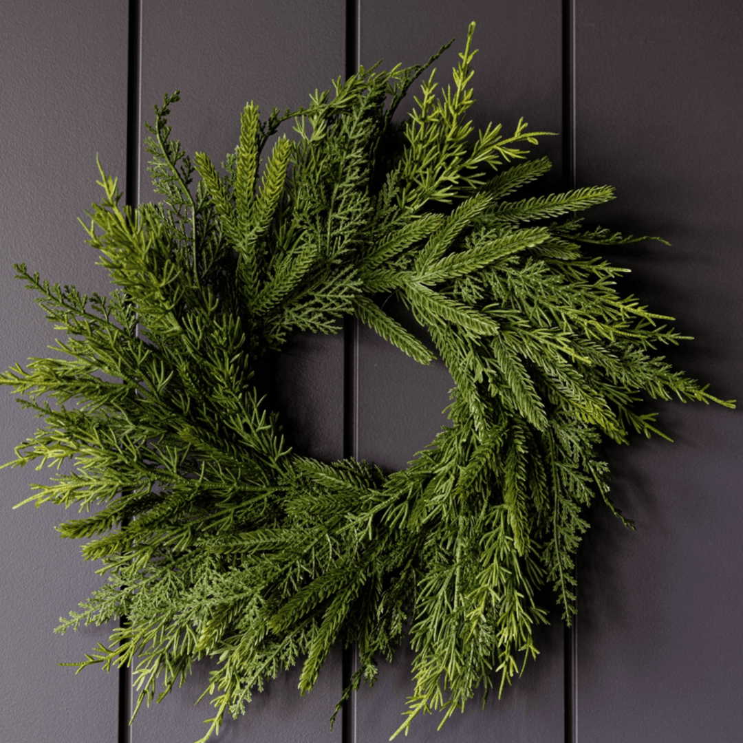 Cypress Pine Christmas Wreath 12" - Sutherland Interiors
