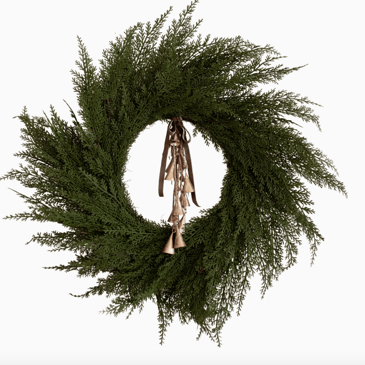 Cypress Pine Christmas Wreath 24" - Sutherland Interiors