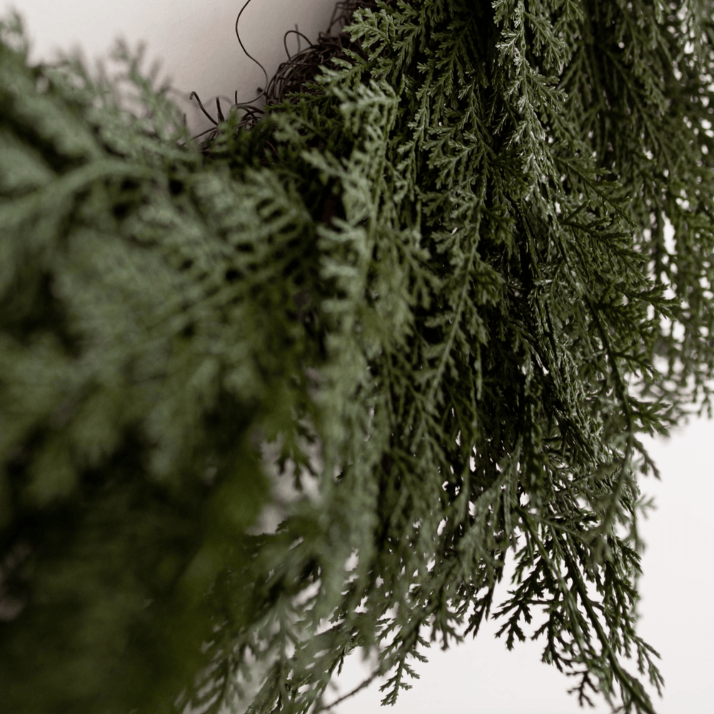 Cypress Pine Christmas Wreath 24" - Sutherland Interiors